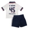 Koszulka piłkarska Bayern Munich Aleksandar Pavlovic #45 Strój wyjazdowy dla dzieci 2026-27 tanio Krótki Rękaw (+ Krótkie spodenki) Koszulka piłkarska Bayern Munich Aleksandar Pavlovic #45 Strój wyjazdowy dla dzieci 2026-27 tanio Krótki Rękaw (+ Krótkie spodenki)